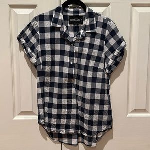 J Crew Mercantile popover SS shirt